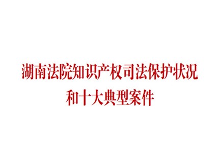 朱、李侵犯湘潭恒欣商業(yè)秘密案列入湖南十大知識(shí)產(chǎn)權(quán)典型案例